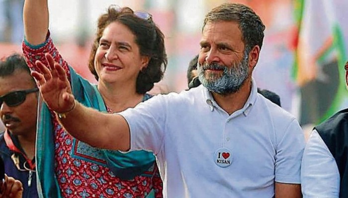 ​দিল্লিতে নির্বাচন কমিশন অভিমুখী মিছিল থেকে রাহুল–প্রিয়াঙ্কা আটক