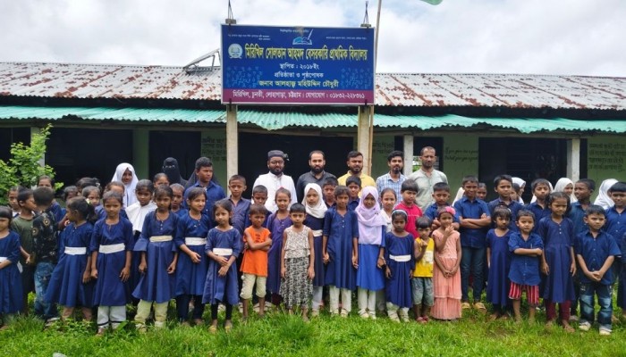 ১০ গ্রামে শিক্ষার আলো ছড়াচ্ছে একটি বেসরকারি প্রাথমিক বিদ্যালয়