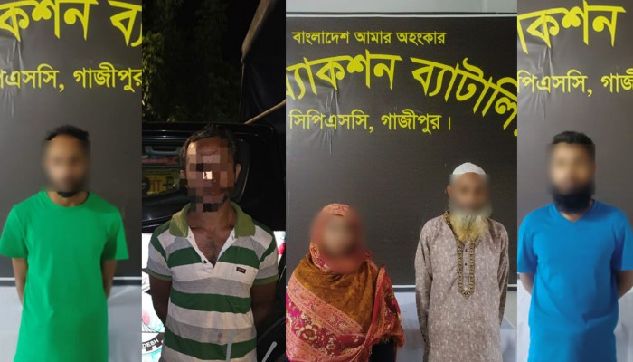 রংপুরে মাসুদার হত্যাকাণ্ডে প্রধান আসামিসহ গ্রেপ্তার ৫