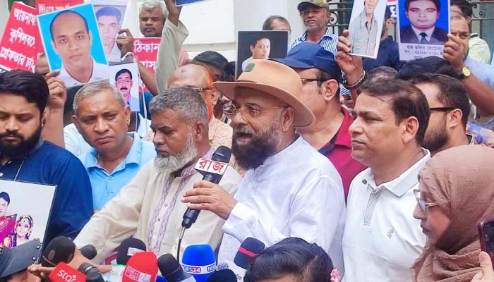 ক্ষমতায় গেলে গুম-খুনের শিকার পরিবারের দায়িত্ব নেব : এম এ মালেক