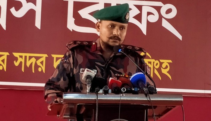 নির্বাচনে ময়মনসিংহ সেক্টরে ১২৬ প্লাটুন বিজিবি ফোর্স দায়িত্বে থাকবে