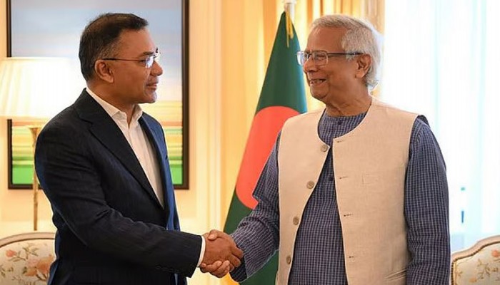 তারেক রহমানকে প্রধান উপদেষ্টার অভিনন্দন